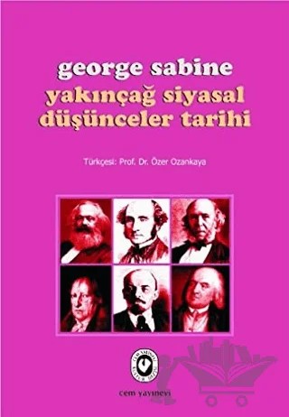 Yakınçağ Siyasal Düşünceler Tarihi – George Sabine – Cem Yayınevi kitap kapağı
