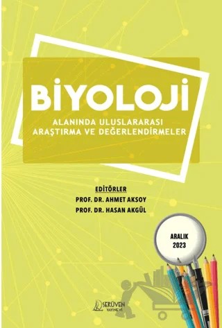 Biyoloji Alanında Uluslararası Araştırma ve Değerlendirmeler - Aralık 2023 – Kolektif – Serüven Yayınevi kitap kapağı
