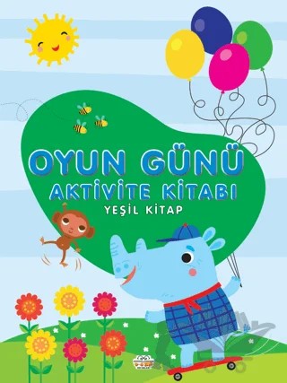 Oyun Günü Aktivite Kitabı Yeşil Kitap – Kolektif – 0-6 Yaş Yayınları kitap kapağı