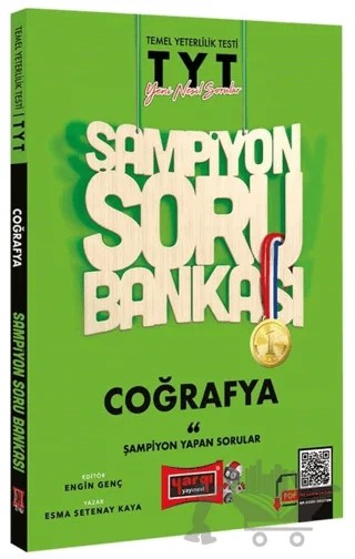 2022 TYT Coğrafya Şampiyon Soru Bankası – Esma Setenay Kaya – Yargı Yayınevi kitap kapağı