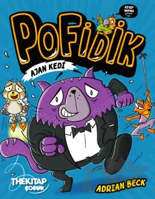 Pofidik Ajan Kedi – Adrian Beck – The Kitap Çocuk kitap kapağı