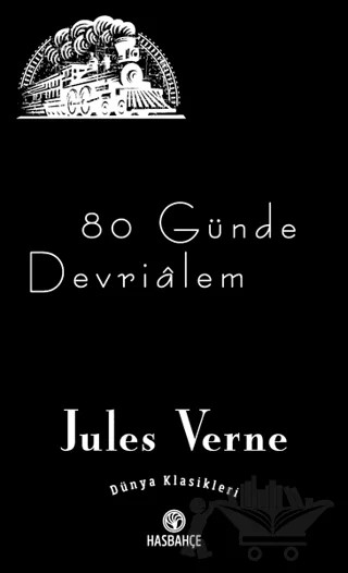 80 Günde Devrialem – Jules Verne – Hasbahçe kitap kapağı