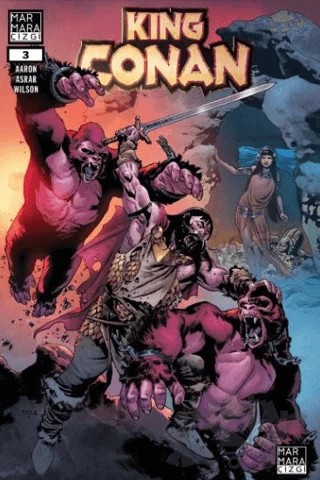King Conan 3 – Jason Aaron – Marmara Çizgi kitap kapağı