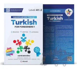 Yabancılar İçin Türkçe 1 - Turkish For Foreigners 1 – Hayri Erdoğdu – Alternatif Yayıncılık kitap kapağı