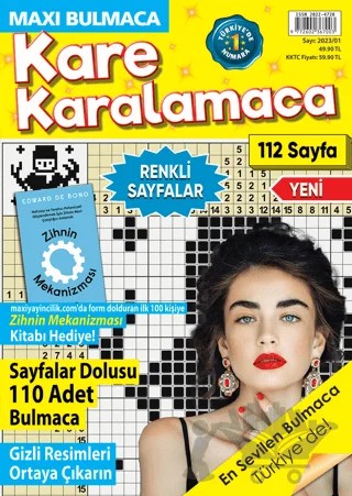 Maxi Kare Karalamaca 21 – Kolektif – Maxi Yayıncılık kitap kapağı