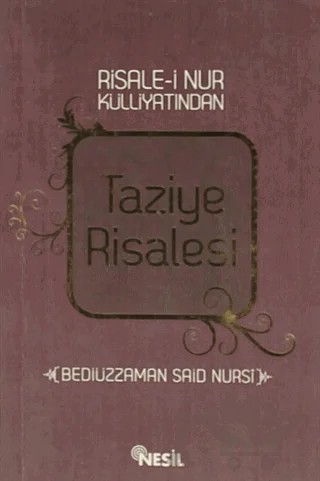Taziye Risalesi – Bediüzzaman Said-i Nursi – Nesil Yayınları kitap kapağı