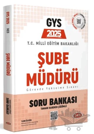 Milli Eğitim Bakanlığı Şube Müdürlüğü GYS Soru Bankası (Tamamı Karekod Çözümlü) – Kolektif – Data Yayınları kitap kapağı