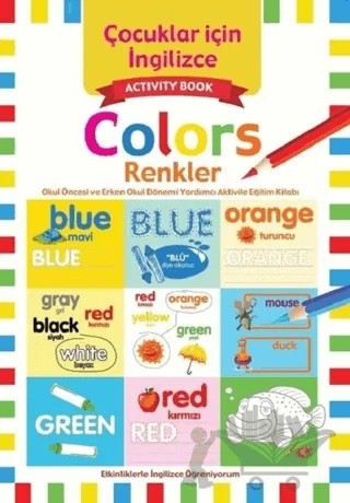 Çocuklar İçin İngilizce - Colors – Kolektif – Koloni Çocuk kitap kapağı