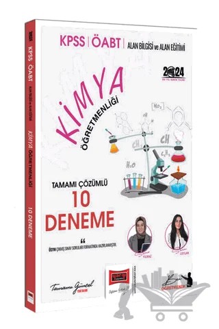 2024 ÖABT Kimya Tamamı Çözümlü 10 Deneme Sınavı – Kolektif – Yargı Yayınevi kitap kapağı