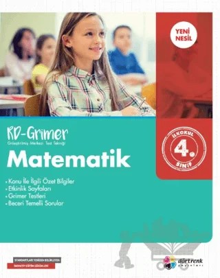 4. Sınıf Matematik Rd - Grimer – Kollektif – Dört Renk Yayınları kitap kapağı
