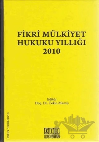 Fikri Mülkiyet Hukuku Yıllığı 2010 – On İki Levha Yayınları kitap kapağı