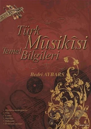 Türk Musikisi Temel Bilgileri – Bedri Aybars – İkinci Adam Yayınları kitap kapağı