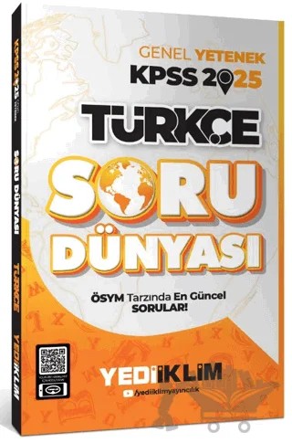 2025 Genel Kültür Türkçe Soru Dünyası – Kolektif – Yediiklim Yayınları kitap kapağı
