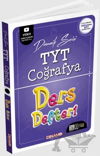 2024 TYT Coğrafya Ders Defteri – Kolektif – Dinamo Yayınları kitap kapağı