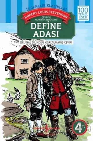 Define Adası – Robert Louıs Stevenson – İş Bankası Kültür Yayınları kitap kapağı