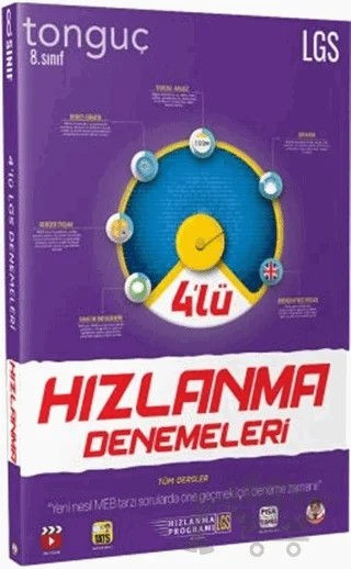 8. Sınıf LGS 4’lü Hızlanma Denemeleri – Kolektif – Tonguç Akademi kitap kapağı