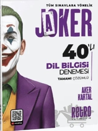 Tüm ÖSYM Sınavları İçin Dil Bilgisi 40'lı Deneme – Aker Kartal – Retro Yayıncılık kitap kapağı