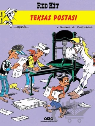 Teksas Postası Red Kit 7 – Morris – Yapı Kredi Yayınları kitap kapağı