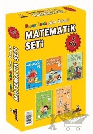 Okul Öncesi 5 Yaş Matematik Seti (5 Kitap) – Afife Çoruk – Beyaz Panda Yayınları kitap kapağı