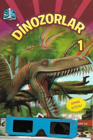 3D Dinozorlar 1 – H. Hüseyin Doğru – Damla Yayınevi kitap kapağı