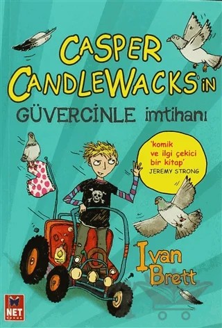 Casper Candlewaks'in Güvercinle İmtihanı – İvan Brett – Net Çocuk Yayınları kitap kapağı