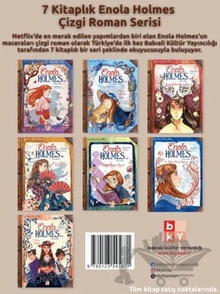 Enola Holmes’un Maceraları (7 Kitap Set) – Moise Kissous – Babıali Kültür Yayıncılığı kitap kapağı