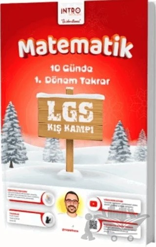 8. Sınıf LGS Matematik 10 Günde 1. Dönem Tekrar Kış Kampı – Kolektif – İntro Yayınları kitap kapağı