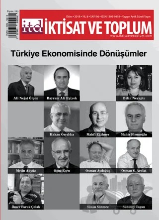 İktisat ve Toplum Dergisi Sayı: 96 Ekim 2018 – İktisat ve Toplum Dergisi kitap kapağı