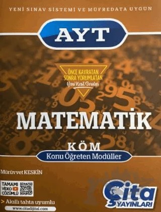 AYT Matematik Konu Öğreten Modüller – Mürüvvet Keskin – Çita Yayınları kitap kapağı