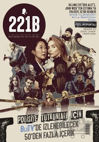 221B İki Aylık Polisiye Dergi Sayı: 36 Mayıs - Haziran 2022 – 221B Dergisi kitap kapağı