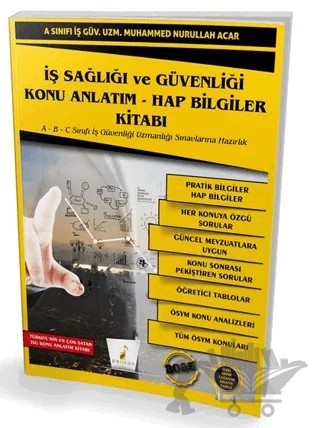 İş Sağlığı ve Güvenliği İSG Konu Anlatım Hap Bilgiler Kitabı – Muhammed Nurullah Acar – Pelikan Tıp Teknik Yayıncılık kitap kapağı