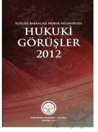 Hukuki Görüşler 2012 – Hasan Hüseyin Can – Türk İdari Araştırmaları Vakfı kitap kapağı