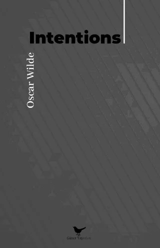 Intentions – Oscar Wılde – Günce Yayınları kitap kapağı