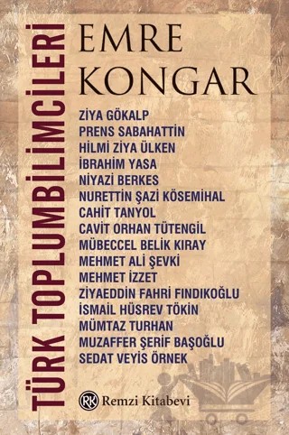 Türk Toplumbilimcileri – Emre Kongar – Remzi Kitabevi kitap kapağı