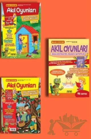 Maxi Çocuk Akıl Oyunları 3'lü Set – Kolektif – Maxi Yayıncılık kitap kapağı