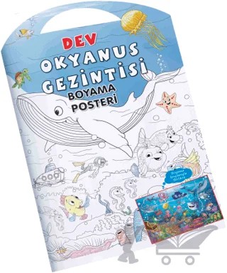 Okyanus Gezintisi Dev Boyama Posteri – Kolektif – 0-6 Yaş Yayınları kitap kapağı
