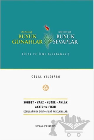 Büyük Günahlar Büyük Sevaplar – Celal Yıldırım – Uysal Yayınevi kitap kapağı