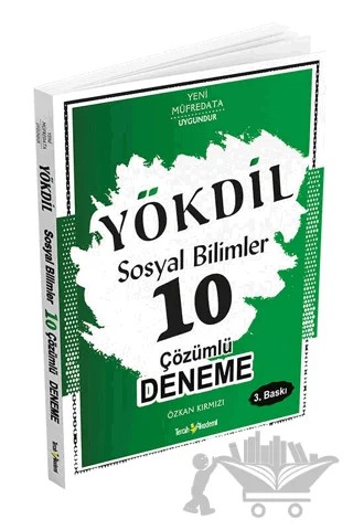 YÖKDİL Sosyal Bilimler Çözümlü 10 Deneme – Özkan Kırmızı – Tercih Akademi Yayınları kitap kapağı