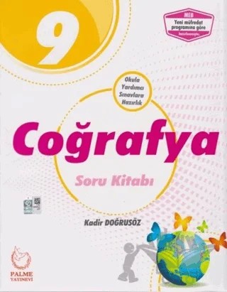 9. Sınıf Coğrafya Soru Kitabı – Kadir Doğrusöz – Palme Yayınları kitap kapağı