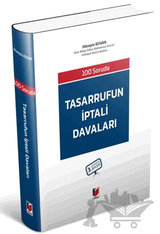 Tasarrufun İptali Davaları – Hüseyin Kovan – Adalet Yayınevi kitap kapağı