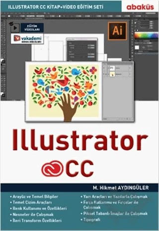 İllustrator CC – M. Hikmet Aydıngüler – Abaküs Kitap kitap kapağı