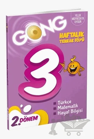 GONG 3. Sınıf 2. Dönem Haftalık Tekrar Föyü – Kolektif – Eğiten Kitap kitap kapağı