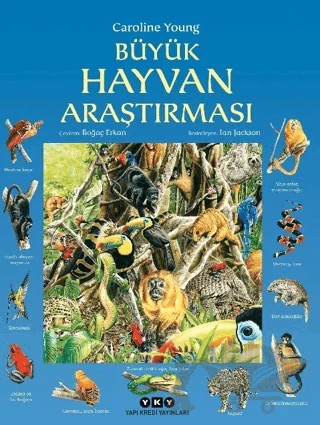 Büyük Hayvan Araştırması – Caroline Young – Yapı Kredi Yayınları kitap kapağı