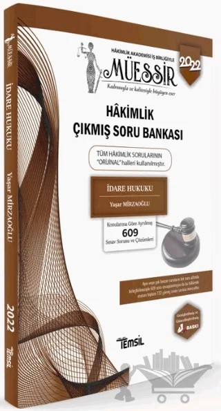 Müessir İdare Hukuku Hakimlik Çıkmış Soru Bankası – Yaşar Mirzaoğlu – Temsil Kitap kitap kapağı