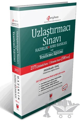 Uzlaştırmacı Sınavı Hazırlık + Soru Bankası ve Yenileme Eğitimi – Abdulkadir Anaç – Adalet Yayınevi kitap kapağı