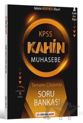 KPSS A Grubu Kahin Muhasebe Tamamı Çözümlü Soru Bankası – Kolektif – Dijital Hoca kitap kapağı