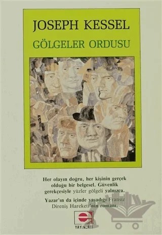 Gölgeler Ordusu – Joseph Kessel – E Yayınları kitap kapağı