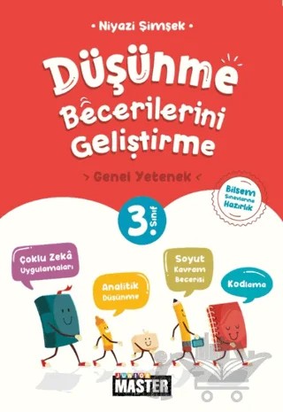 3. Sınıf Junior Master Düşünme Becerilerini Geliştirme Genel Yetenek – Kolektif – Okyanus Yayınları kitap kapağı