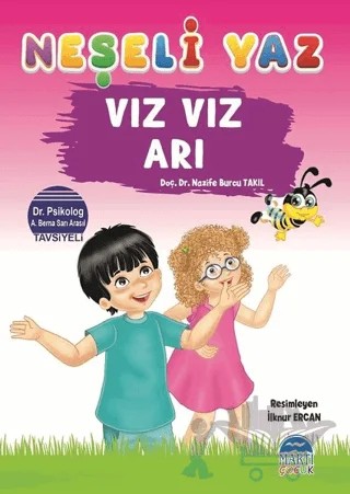 Vız Vız Arı - Neşeli Yaz – Nazife Burcu Takıl – Martı Çocuk Yayınları kitap kapağı