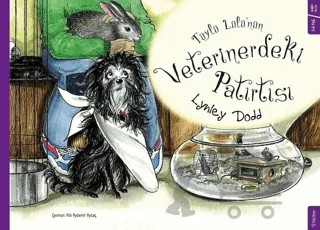 Tüylü Lülü’nün Veterinerdeki Patırtısı – Lynley Dodd – Sola Kidz kitap kapağı